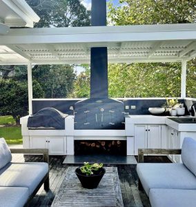 Use Up Less Counter Space with The All-In-One Engel Master BBQ Grill & Fire Place